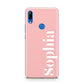 Personalised Pink Text Huawei P Smart Z