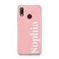 Personalised Pink Text Huawei P20 Lite Phone Case
