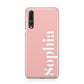 Personalised Pink Text Huawei P20 Pro Phone Case