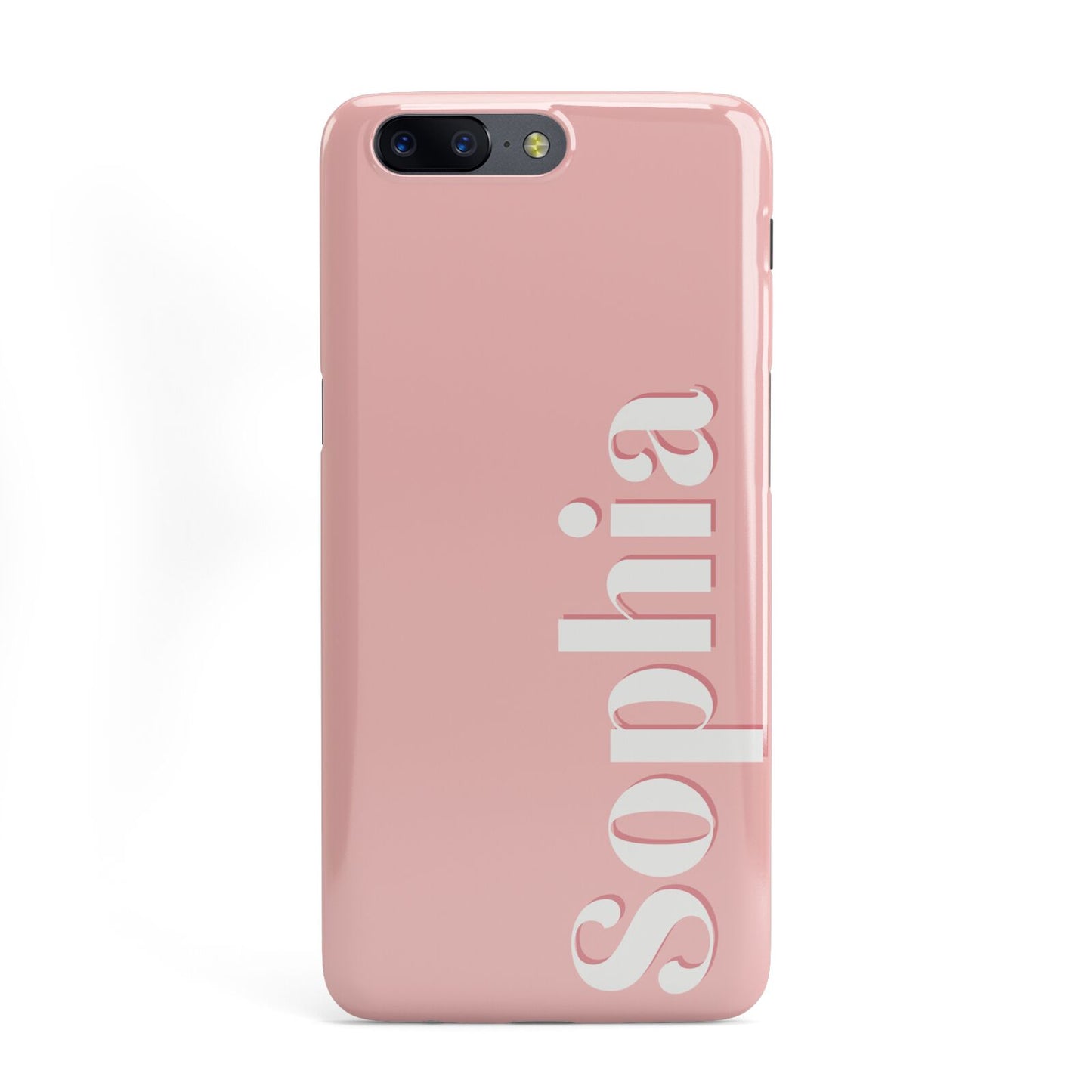 Personalised Pink Text OnePlus Case