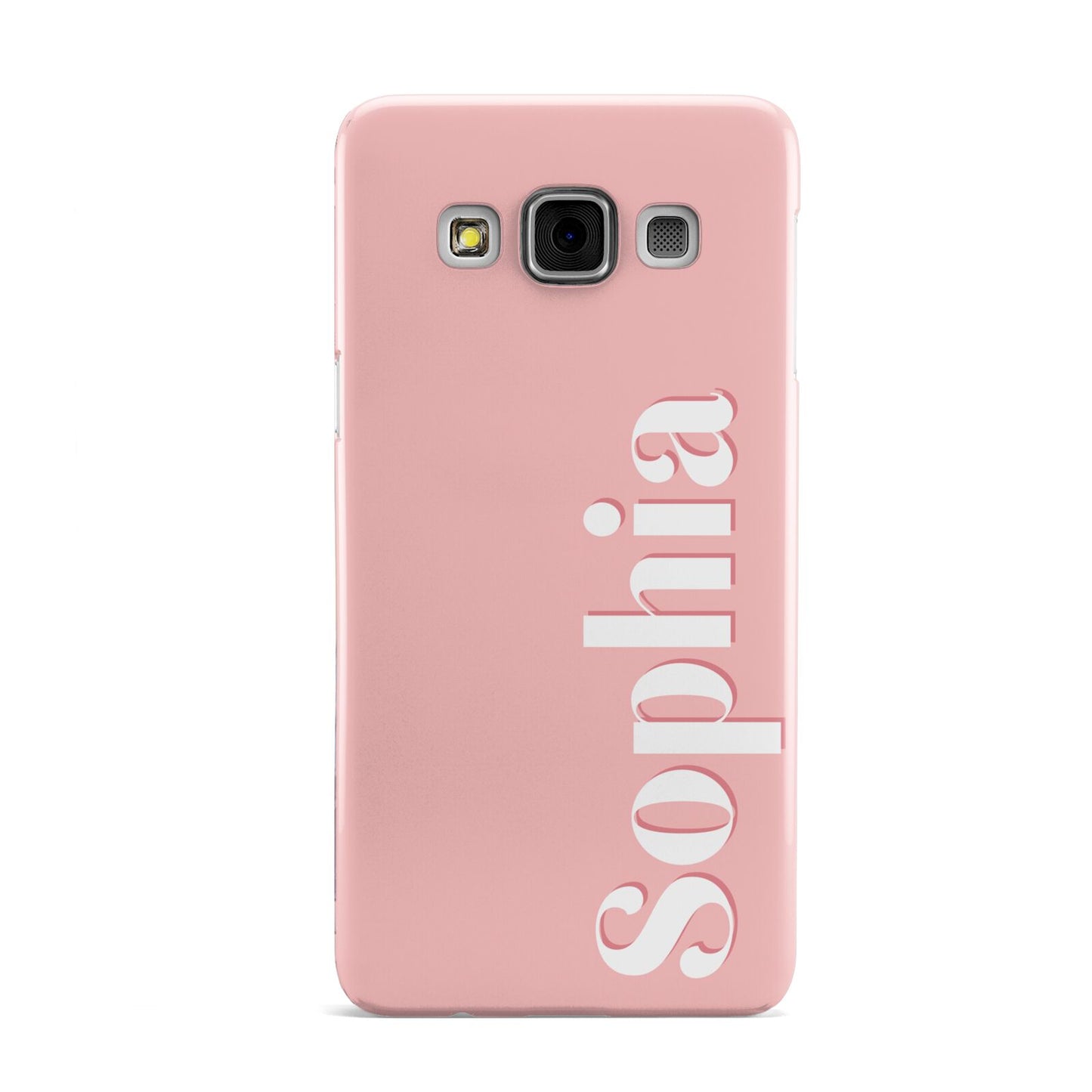 Personalised Pink Text Samsung Galaxy A3 Case