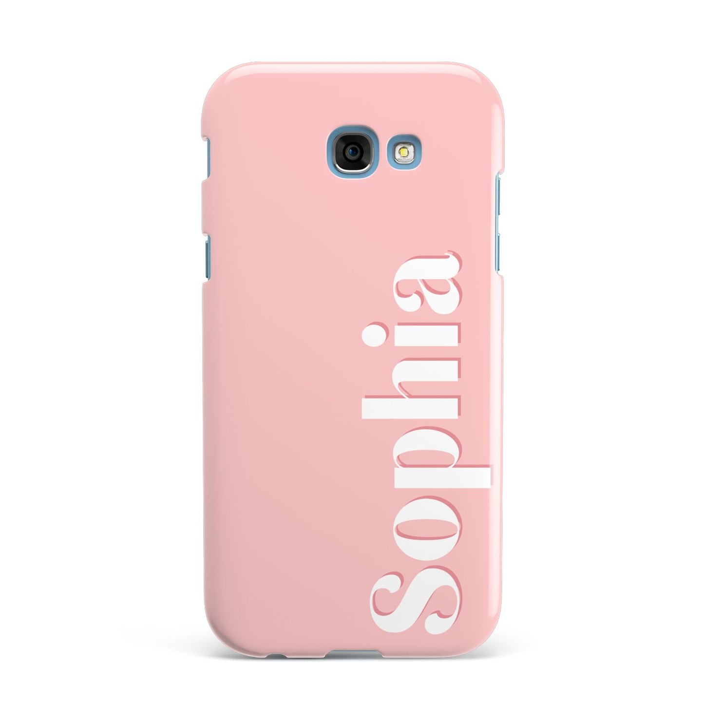Personalised Pink Text Samsung Galaxy A7 2017 Case