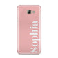Personalised Pink Text Samsung Galaxy A8 2016 Case