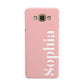 Personalised Pink Text Samsung Galaxy A8 Case