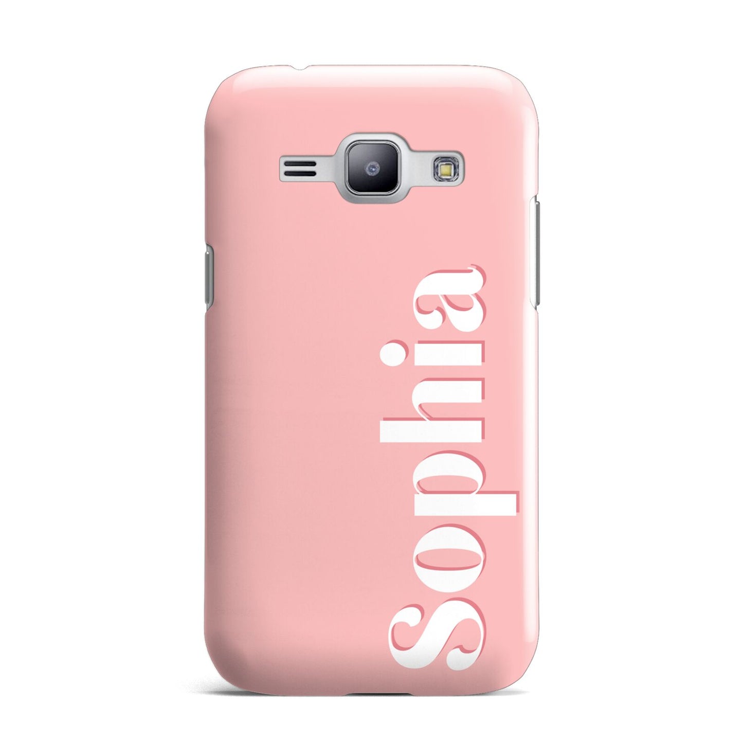 Personalised Pink Text Samsung Galaxy J1 2015 Case