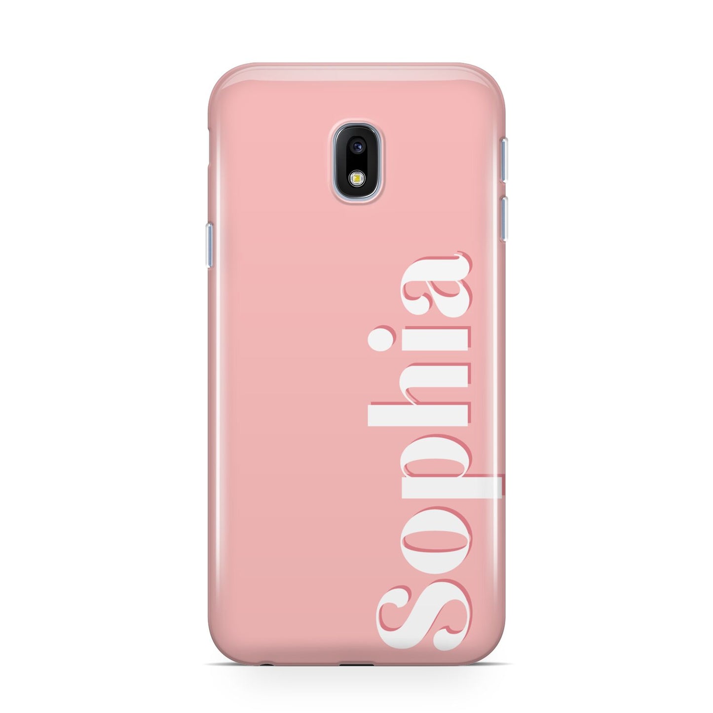 Personalised Pink Text Samsung Galaxy J3 2017 Case