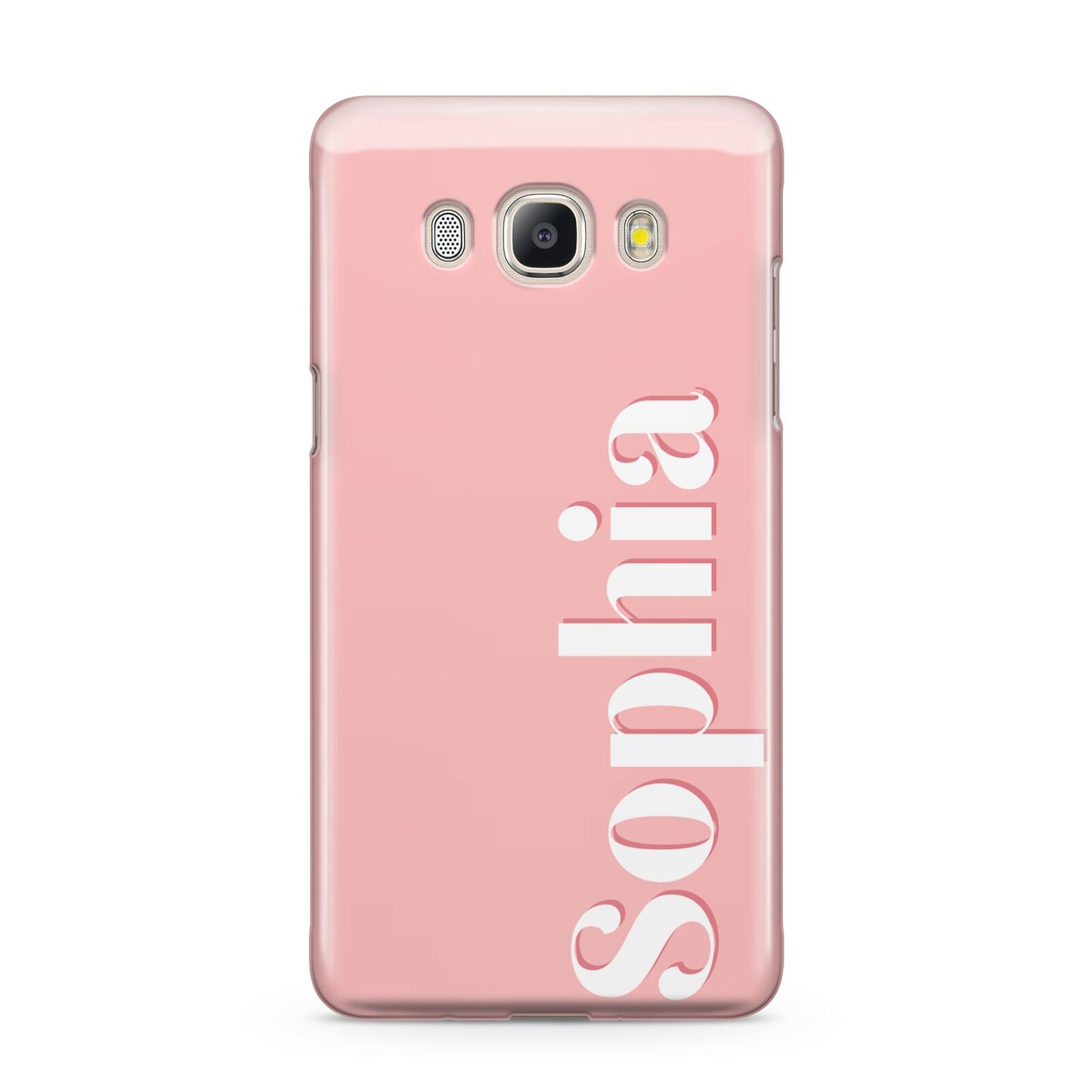 Personalised Pink Text Samsung Galaxy J5 2016 Case