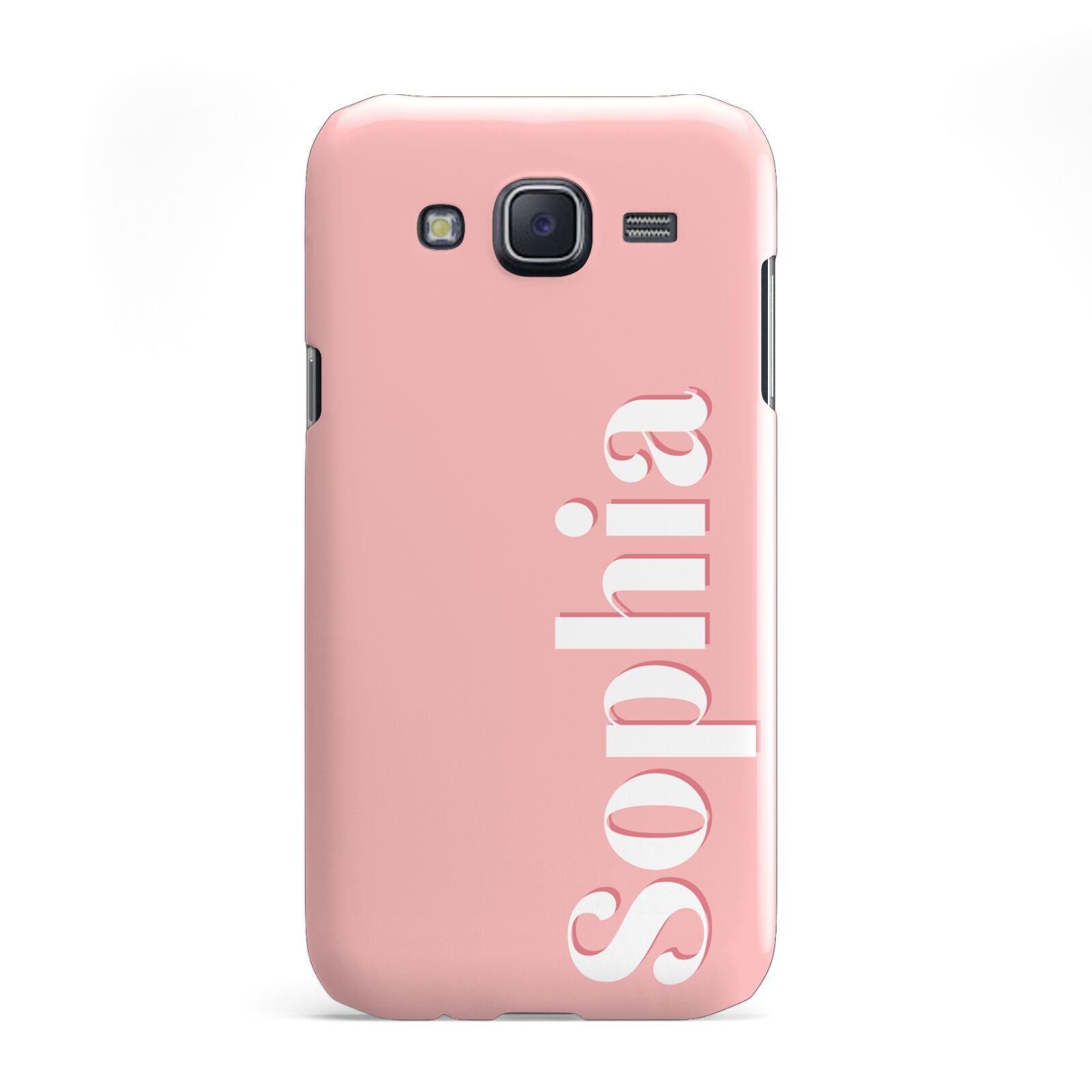 Personalised Pink Text Samsung Galaxy J5 Case