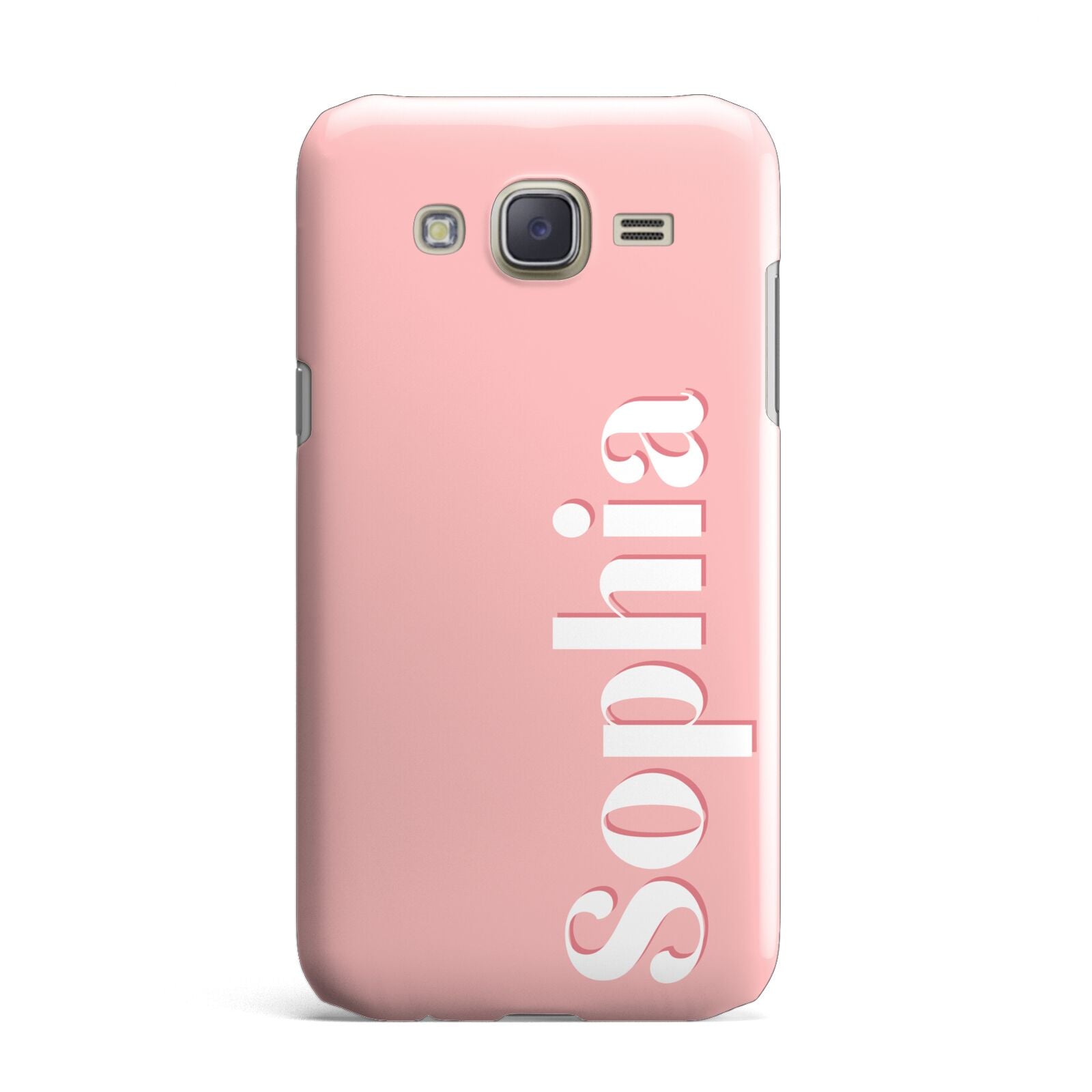 Personalised Pink Text Samsung Galaxy J7 Case