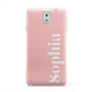 Personalised Pink Text Samsung Galaxy Note 3 Case