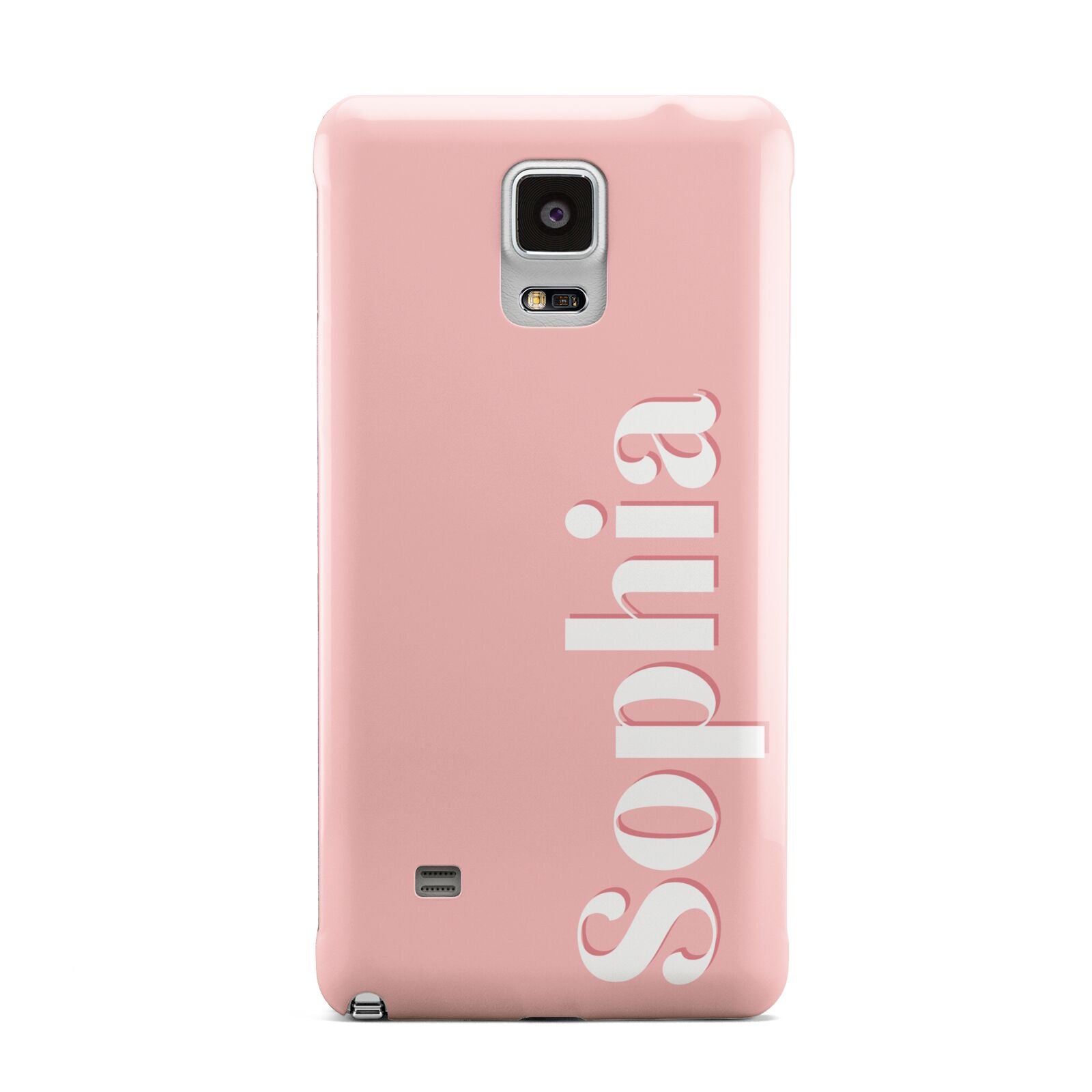 Personalised Pink Text Samsung Galaxy Note 4 Case