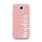 Personalised Pink Text Samsung Galaxy S4 Mini Case