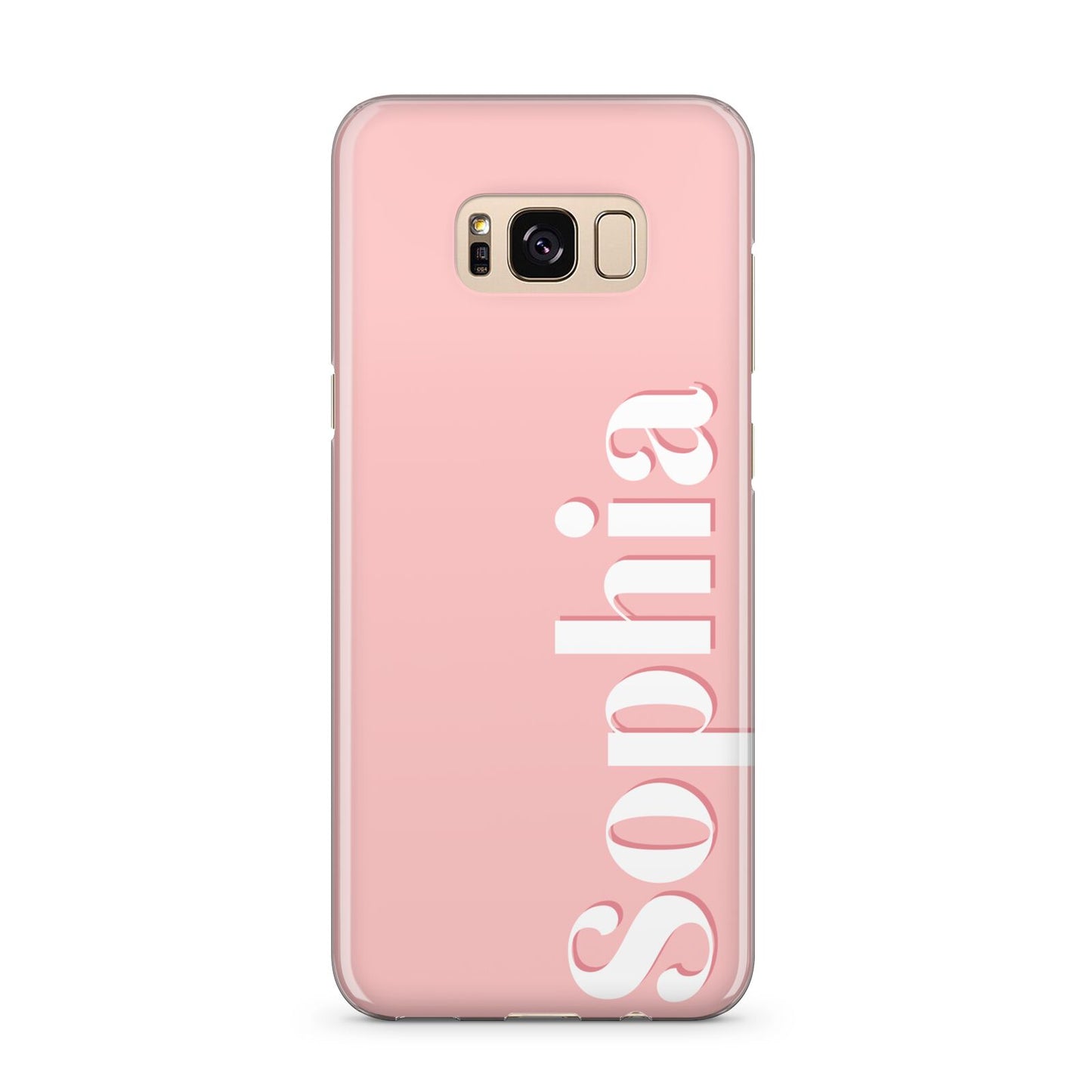 Personalised Pink Text Samsung Galaxy S8 Plus Case