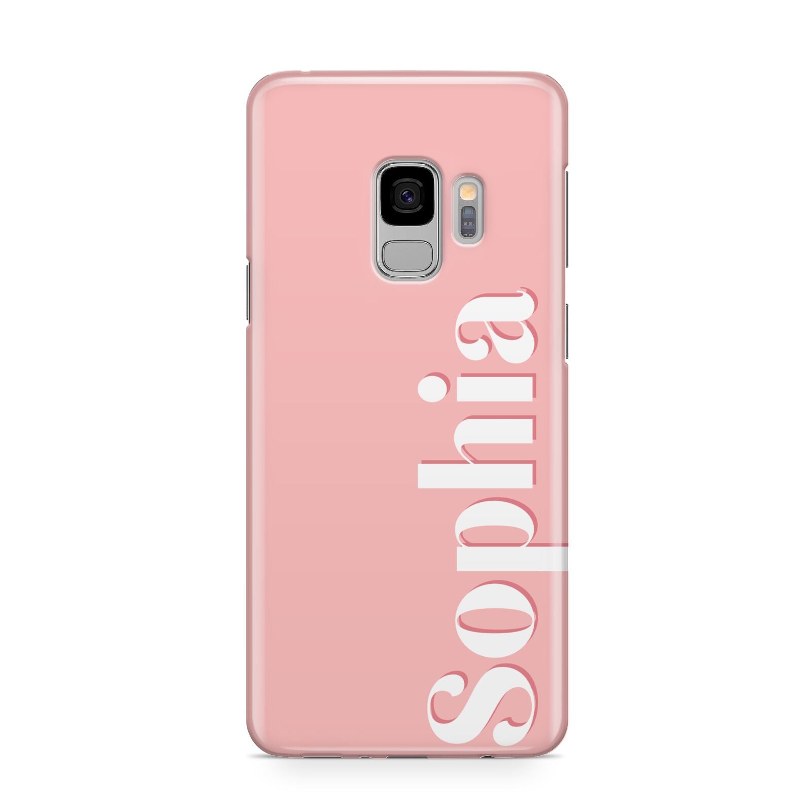Personalised Pink Text Samsung Galaxy S9 Case