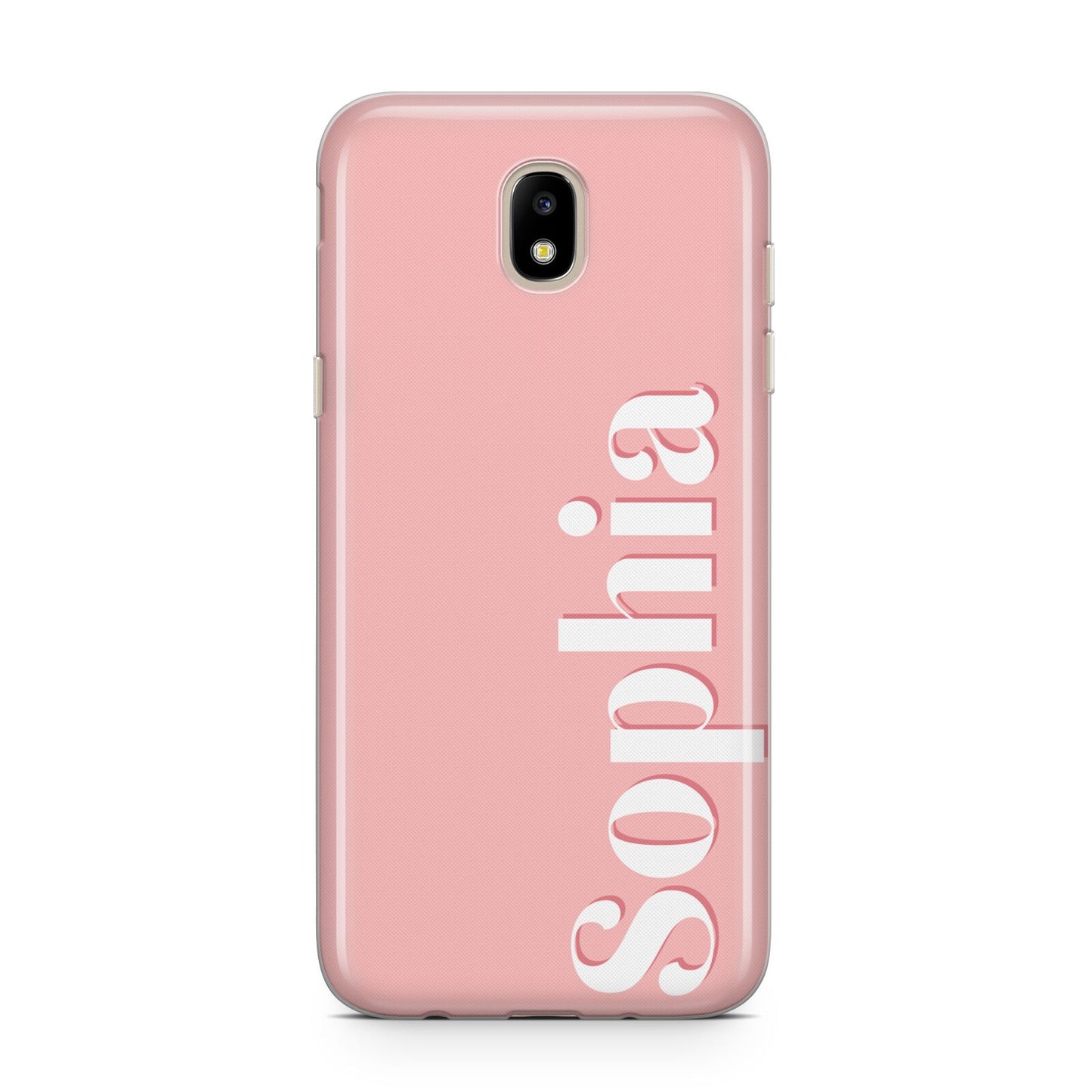 Personalised Pink Text Samsung J5 2017 Case