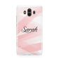 Personalised Pink Watercolour Name Huawei Mate 10 Protective Phone Case