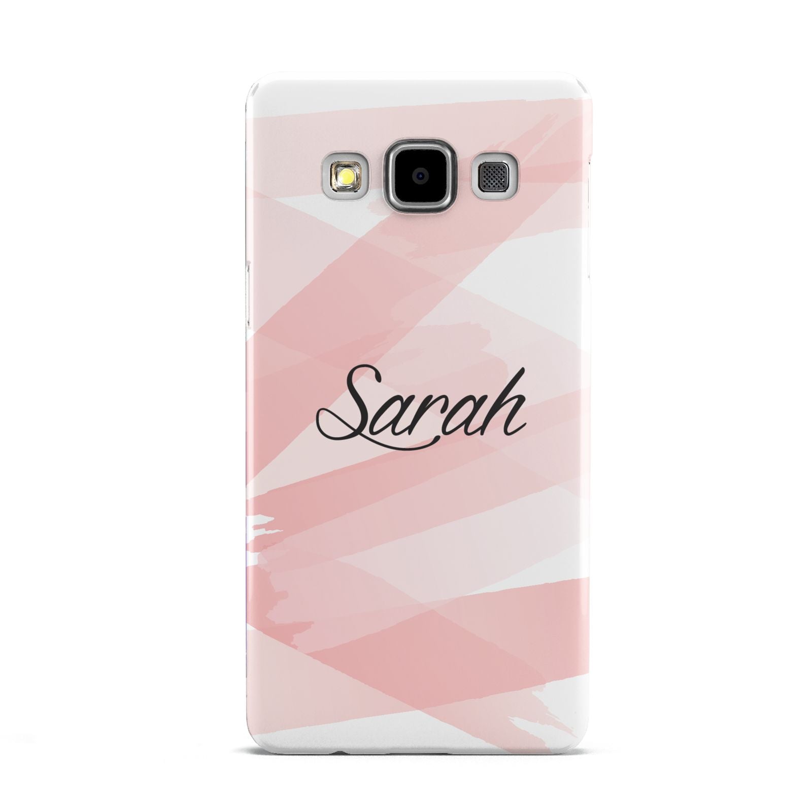 Personalised Pink Watercolour Name Samsung Galaxy A5 Case