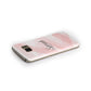 Personalised Pink Watercolour Name Samsung Galaxy Case Side Close Up