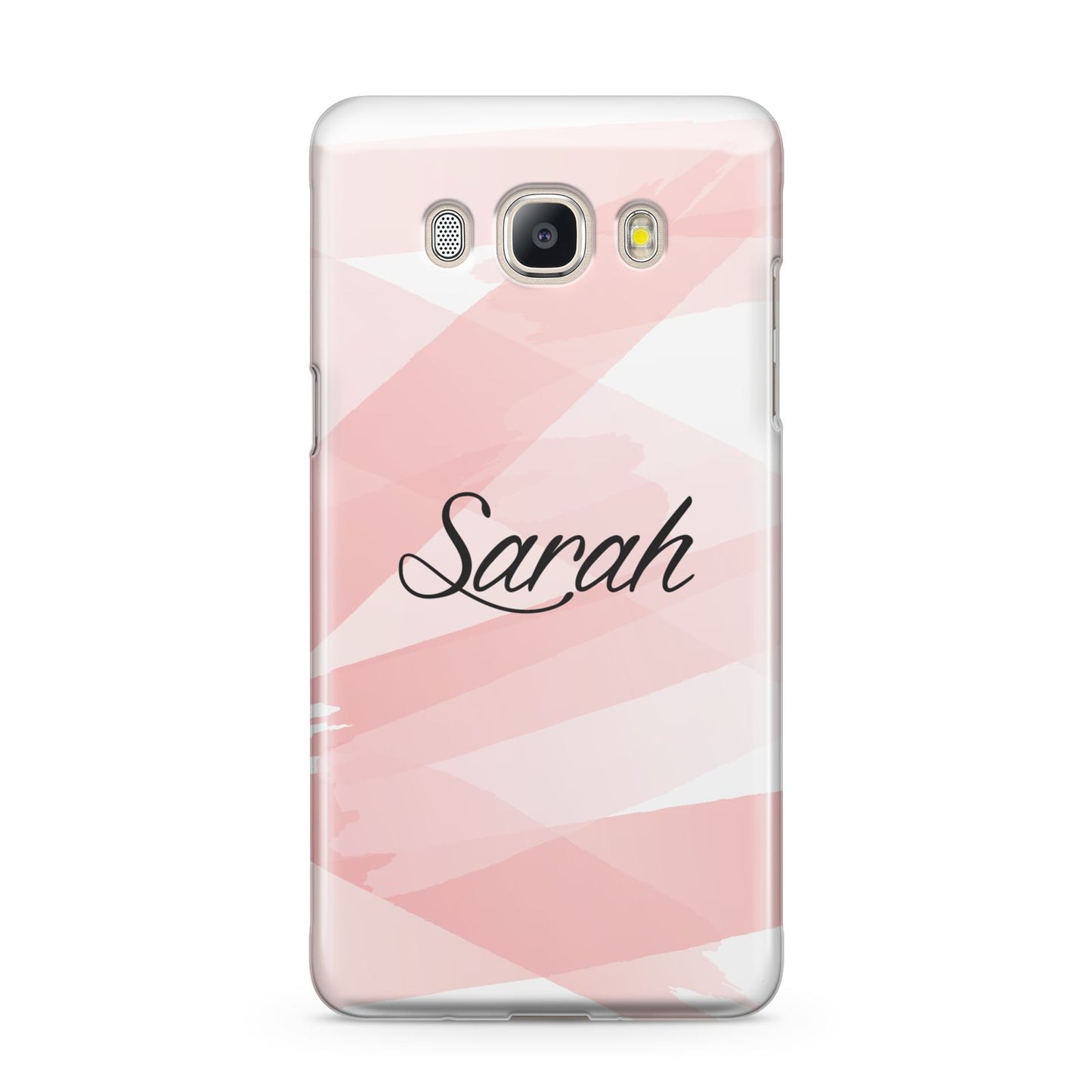 Personalised Pink Watercolour Name Samsung Galaxy J5 2016 Case