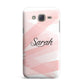 Personalised Pink Watercolour Name Samsung Galaxy J7 Case