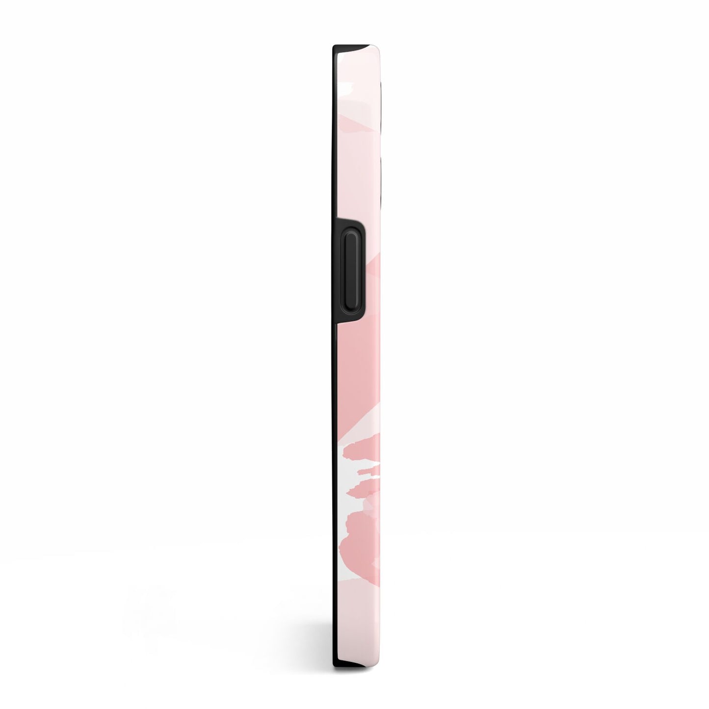 Personalised Pink Watercolour Name iPhone 13 Pro Side Image 3D Tough Case