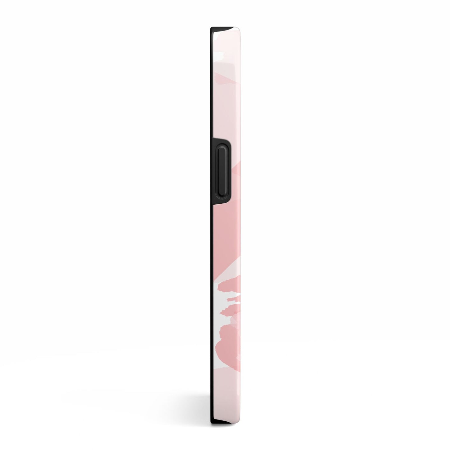 Personalised Pink Watercolour Name iPhone 13 Side Image 3D Tough Case