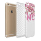 Personalised Pink White Blossom Apple iPhone 6 Plus 3D Tough Case Expand Detail Image