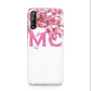 Personalised Pink White Blossom Huawei Enjoy 10s Phone Case