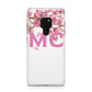 Personalised Pink White Blossom Huawei Mate 20 Phone Case