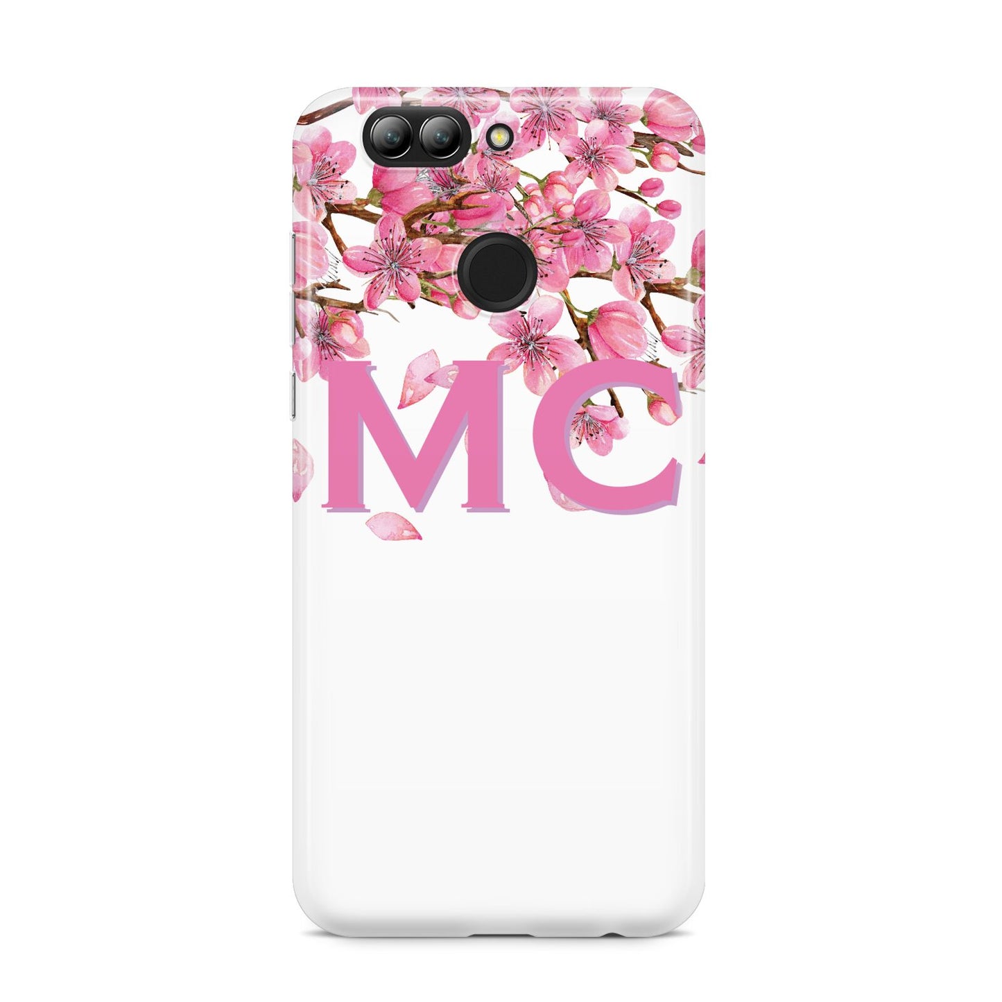 Personalised Pink White Blossom Huawei Nova 2s Phone Case