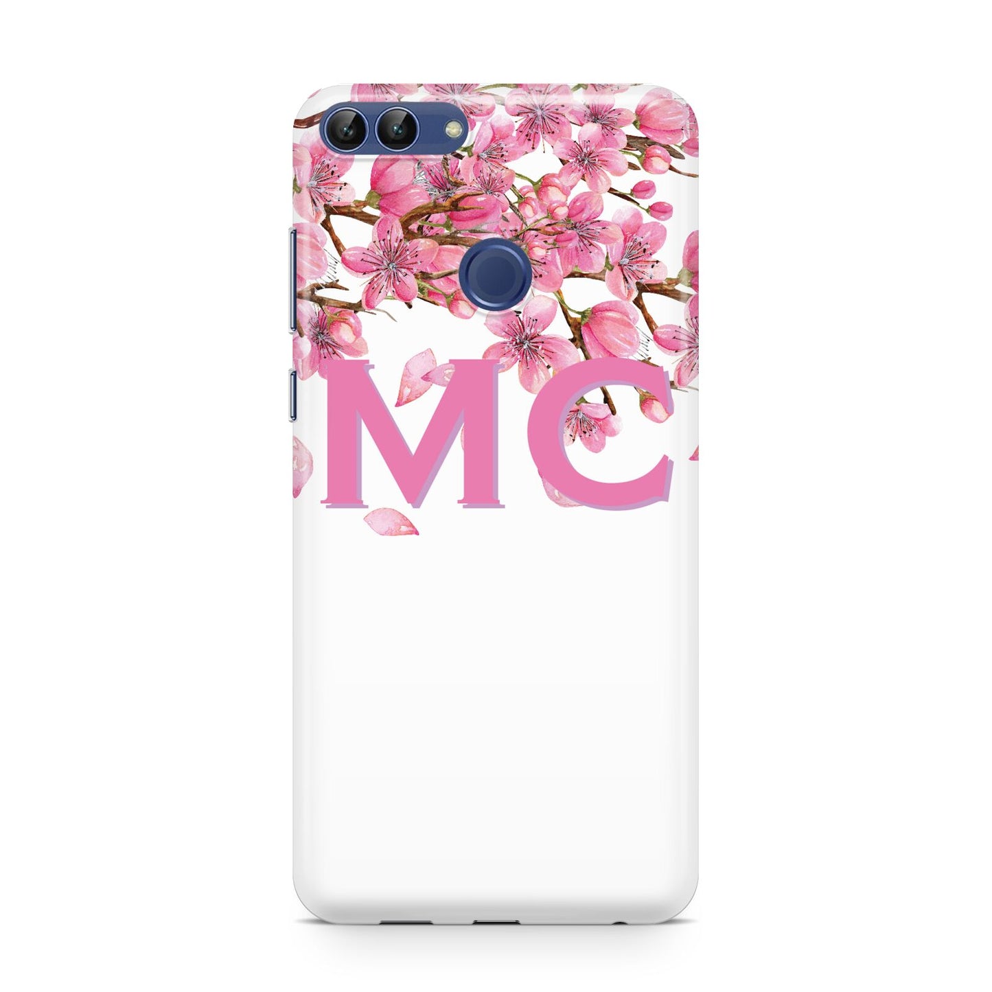 Personalised Pink White Blossom Huawei P Smart Case