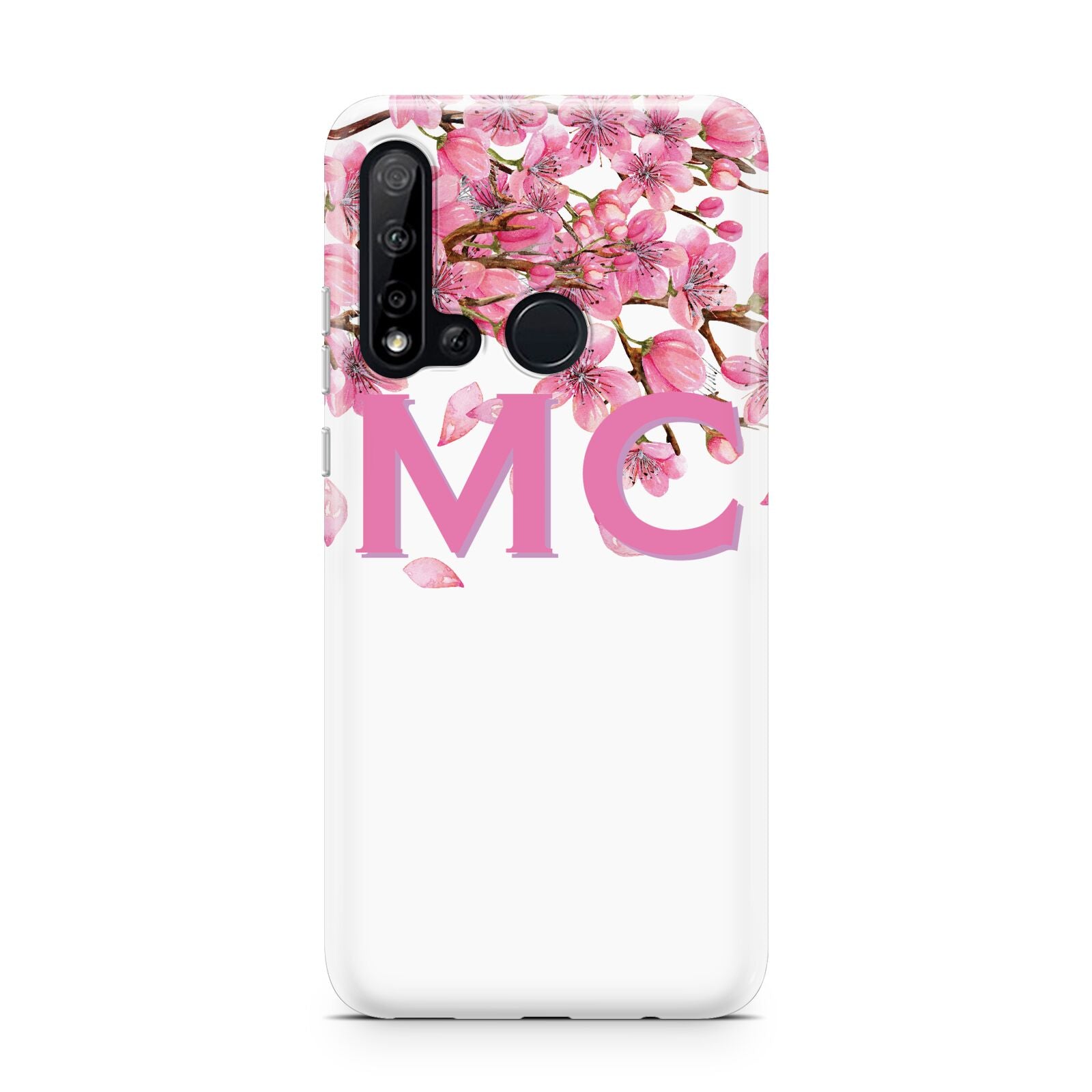 Personalised Pink White Blossom Huawei P20 Lite 5G Phone Case