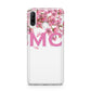 Personalised Pink White Blossom Huawei P30 Lite Phone Case