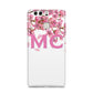 Personalised Pink White Blossom Huawei P9 Case