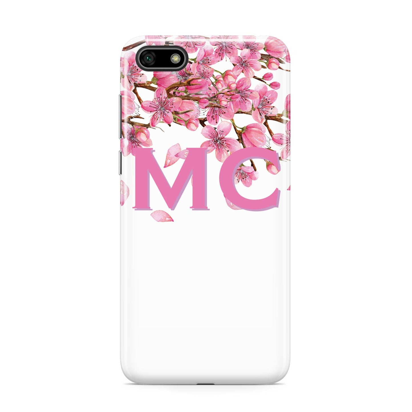 Personalised Pink White Blossom Huawei Y5 Prime 2018 Phone Case
