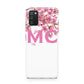 Personalised Pink White Blossom Samsung A02s Case
