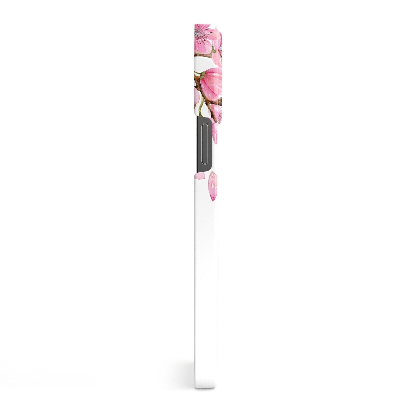 Personalised Pink White Blossom iPhone 13 Pro Max Side Image 3D Snap Case
