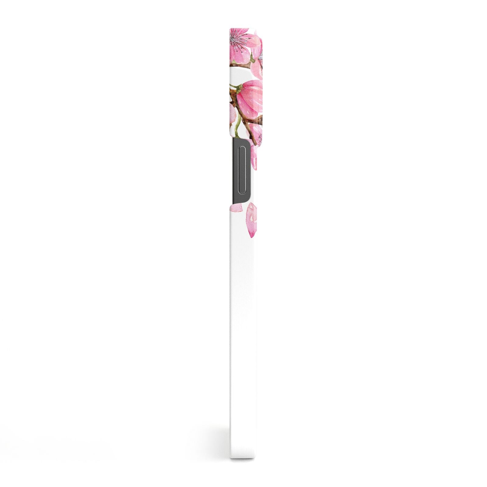 Personalised Pink White Blossom iPhone 13 Pro Max Side Image 3D Snap Case