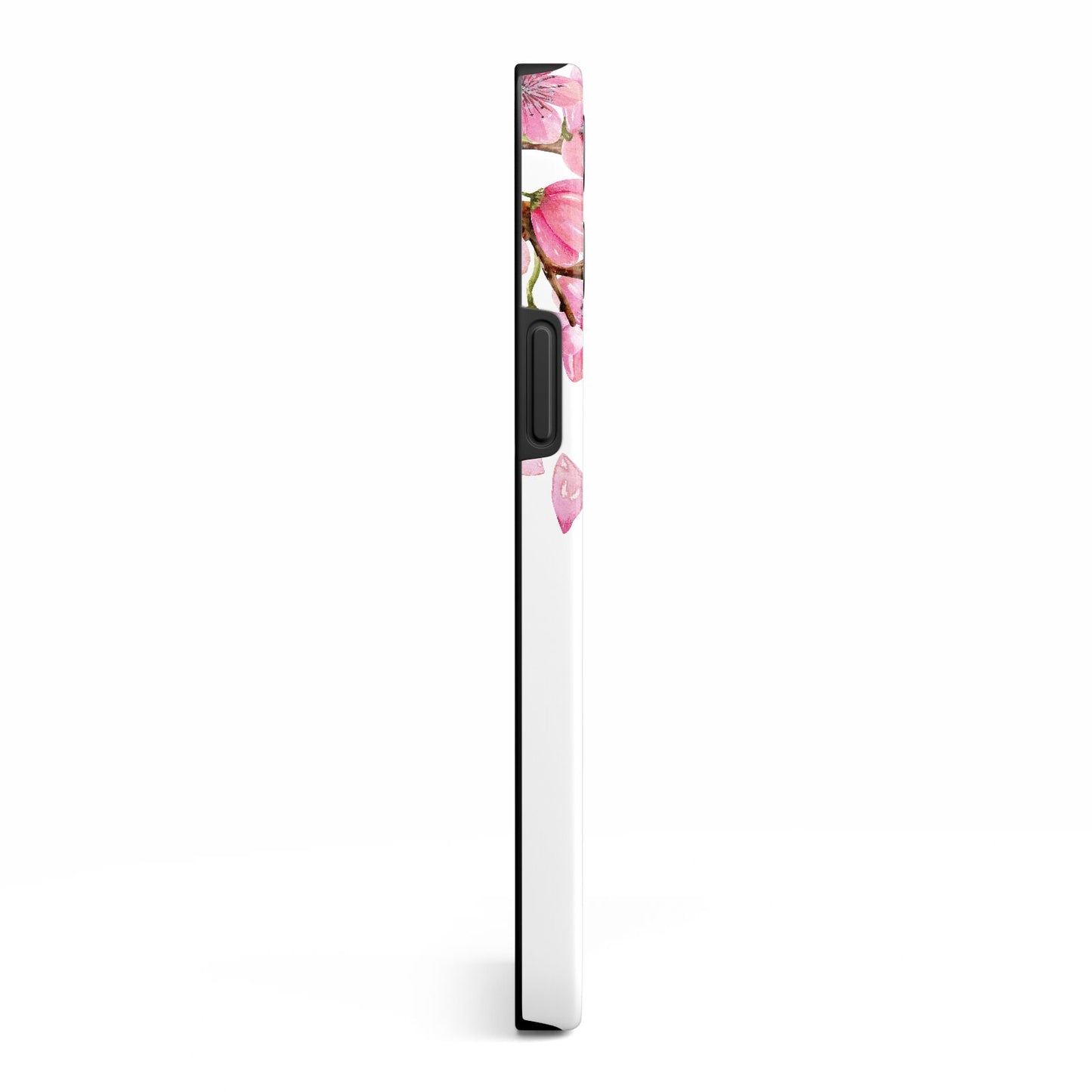 Personalised Pink White Blossom iPhone 13 Pro Max Side Image 3D Tough Case