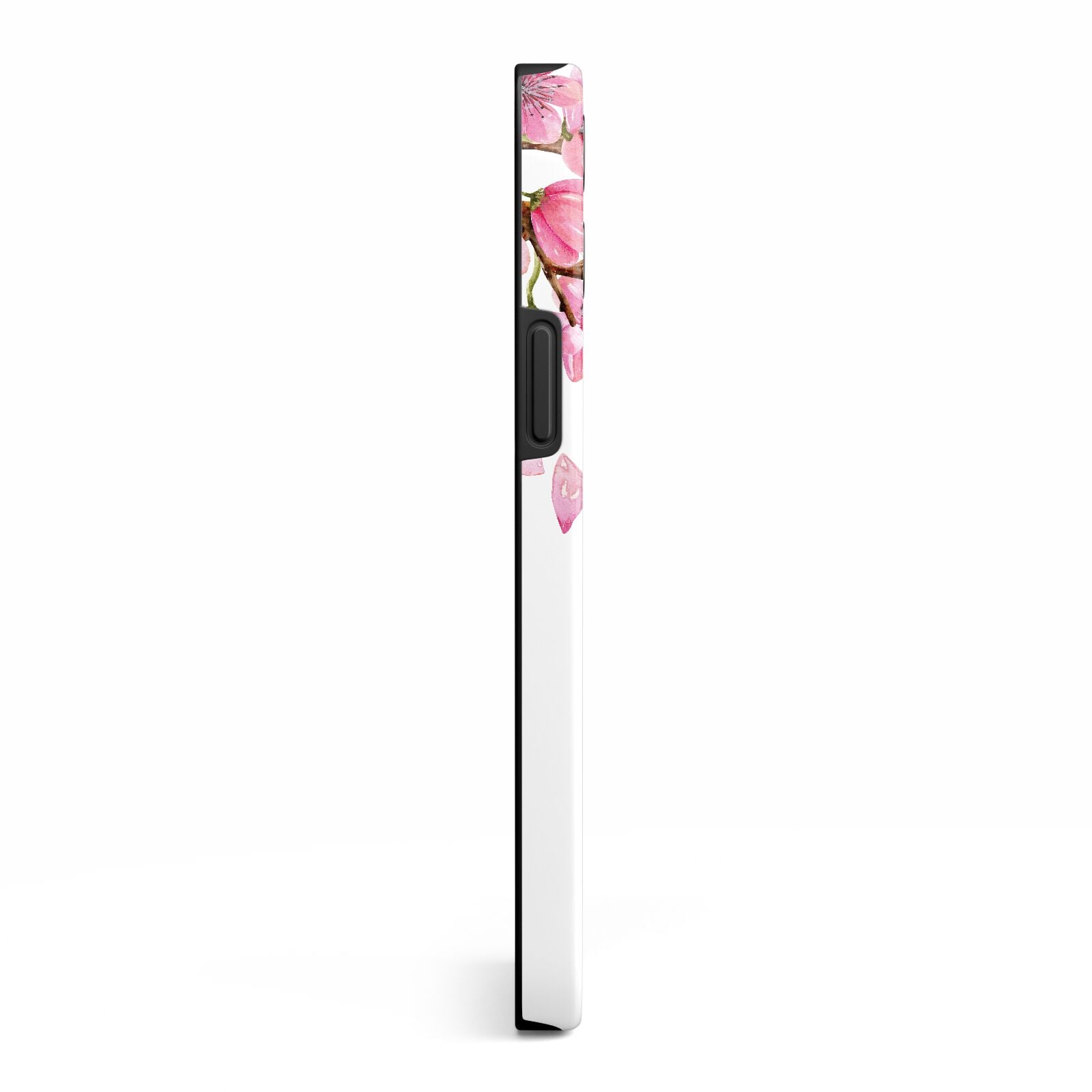 Personalised Pink White Blossom iPhone 13 Pro Max Side Image 3D Tough Case