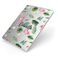 Personalised Pink White Flamingo Apple iPad Case on Silver iPad Side View