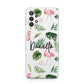 Personalised Pink White Flamingo Samsung A32 5G Case