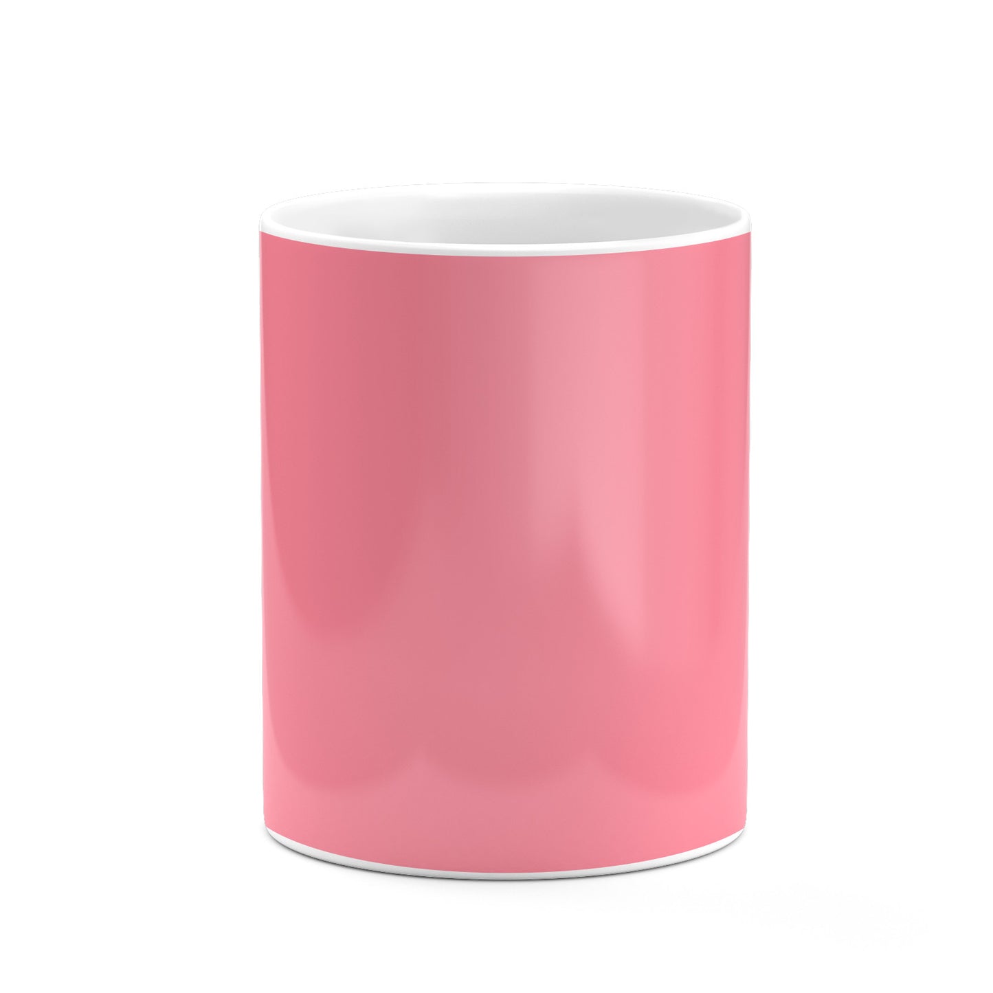 Personalised Pink White Initial 10oz Mug Alternative Image 7