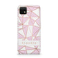 Personalised Pink White Rose Gold Name Huawei Enjoy 20 Phone Case