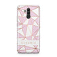 Personalised Pink White Rose Gold Name Huawei Mate 20 Lite
