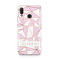Personalised Pink White Rose Gold Name Huawei Nova 3 Phone Case