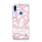 Personalised Pink White Rose Gold Name Huawei P Smart Z