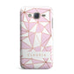 Personalised Pink White Rose Gold Name Samsung Galaxy J7 Case