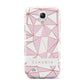 Personalised Pink White Rose Gold Name Samsung Galaxy S4 Mini Case