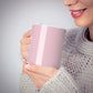 Personalised Pink White Side Initials 10oz Mug Alternative Image 6